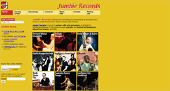 Desktop Screenshot of jumbierecords.com